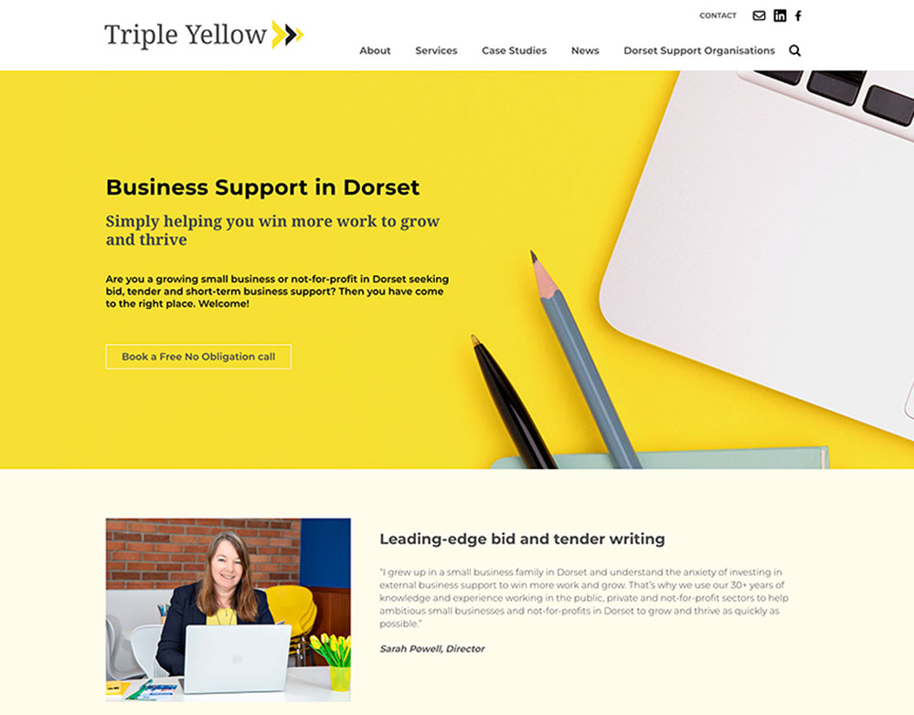 Triple Yellow Bid Writing Services